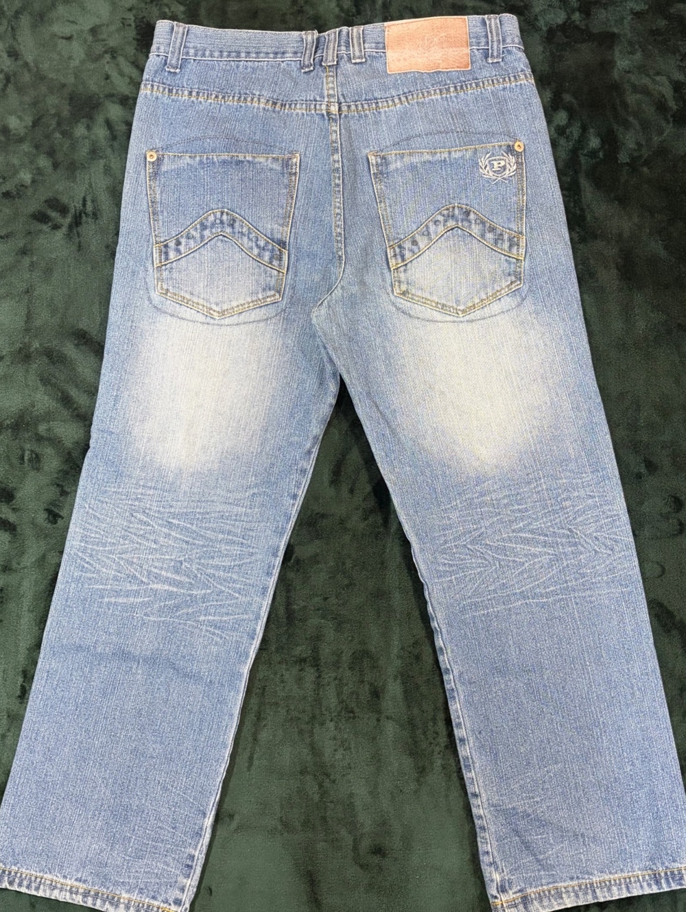 Y2k Phat Farm Classic Blue Denim Jeans Size 34/32